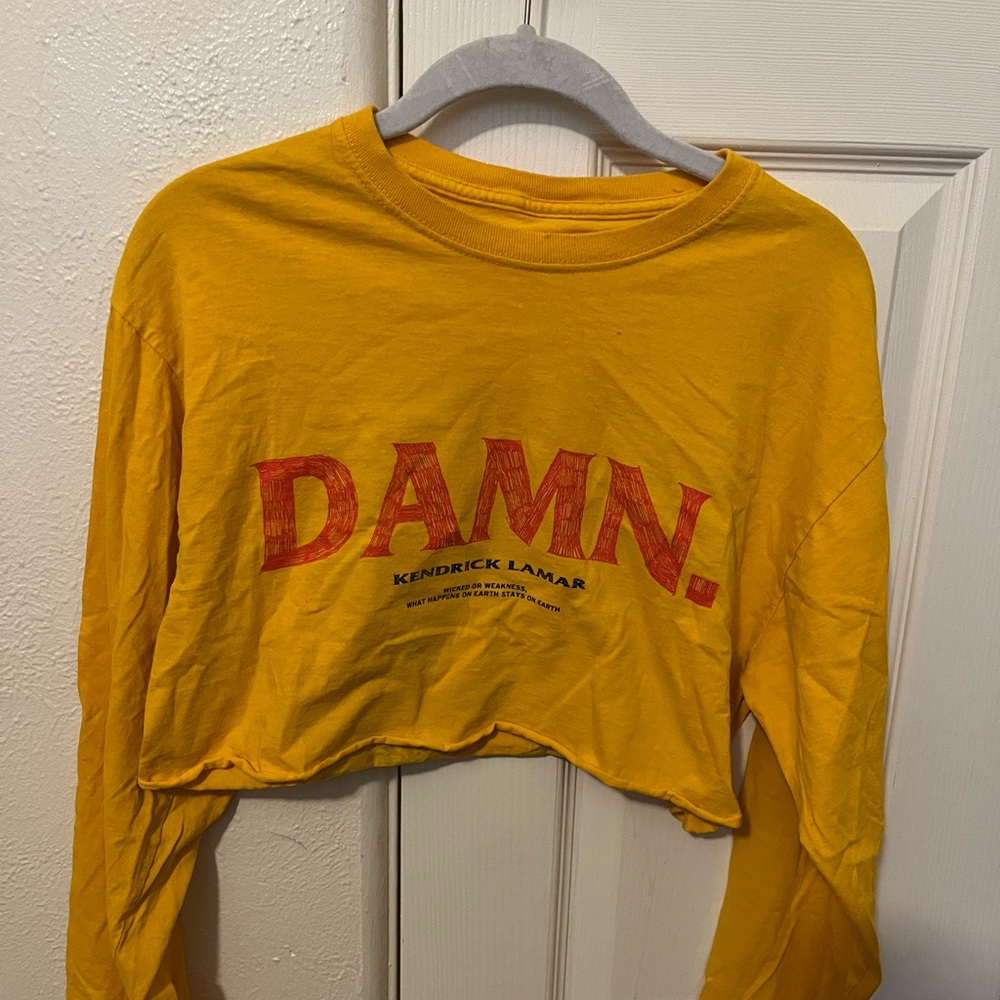Official TDE Kendrick Lamar DAMN. Long sleeve shirt shirt.